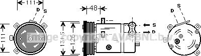 Prasco OLAK280 - Компресор, кондиціонер avtolavka.club