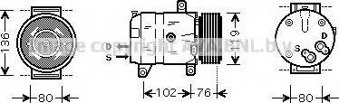 Prasco RTK069 - Компресор, кондиціонер avtolavka.club