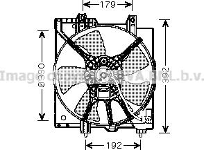 Prasco SU7509 - Вентилятор, охолодження двигуна avtolavka.club