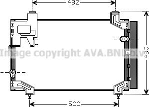 Prasco TO5394D - Конденсатор, кондиціонер avtolavka.club