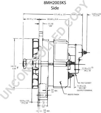 Prestolite Electric 8MH2003KS - Генератор avtolavka.club