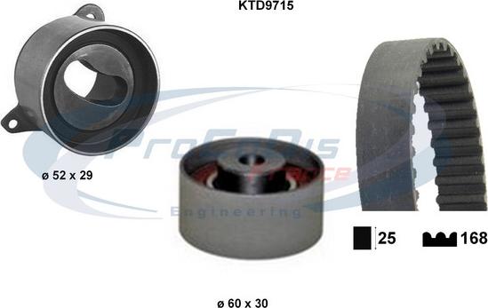 Procodis France KTD9715 - Комплект ременя ГРМ avtolavka.club