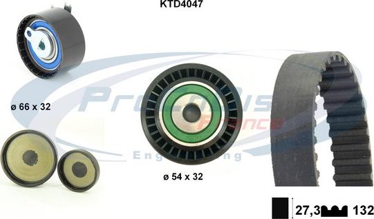 Procodis France KTD4047 - Комплект ременя ГРМ avtolavka.club