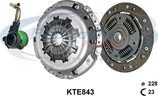 Procodis France KTE843 - Комплект зчеплення avtolavka.club