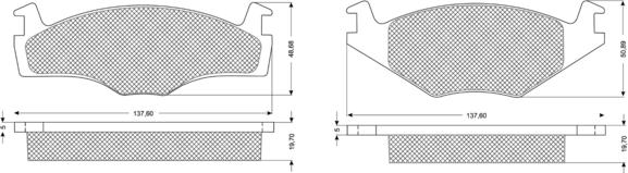 Procodis France PF1053 - Гальмівні колодки, дискові гальма avtolavka.club