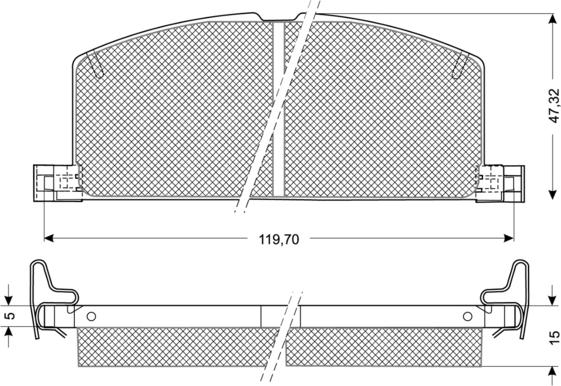 Procodis France PF1017 - Гальмівні колодки, дискові гальма avtolavka.club