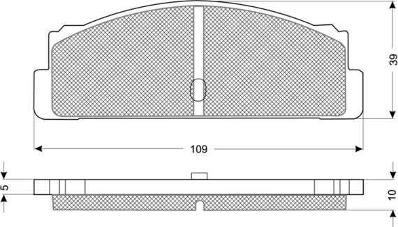 Procodis France PF1024 - Гальмівні колодки, дискові гальма avtolavka.club