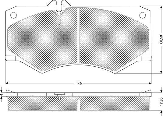 Procodis France PF1020 - Гальмівні колодки, дискові гальма avtolavka.club