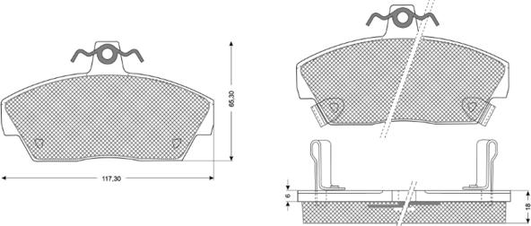 Procodis France PF1139 - Гальмівні колодки, дискові гальма avtolavka.club