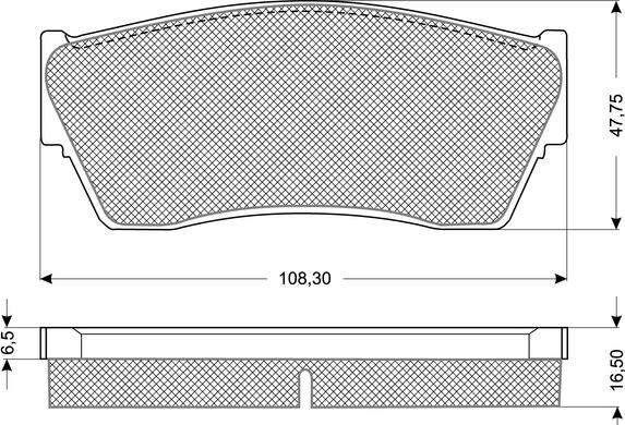 Procodis France PF1179 - Гальмівні колодки, дискові гальма avtolavka.club