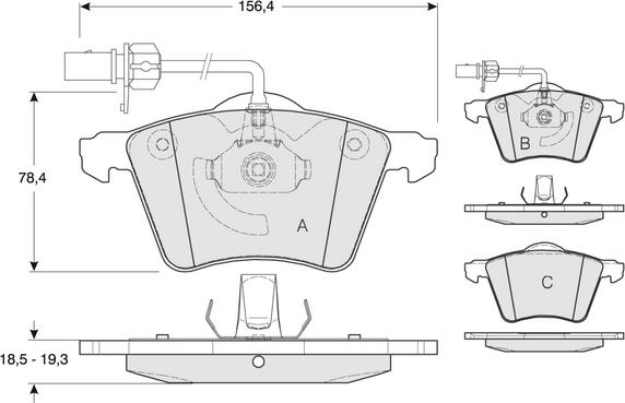 Procodis France PF1392 - Гальмівні колодки, дискові гальма avtolavka.club