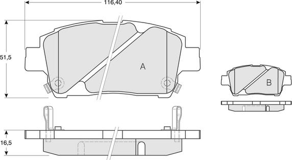 Procodis France PF1388 - Гальмівні колодки, дискові гальма avtolavka.club