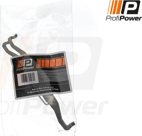 ProfiPower 9B1016 - Комплектуючі, колодки дискового гальма avtolavka.club
