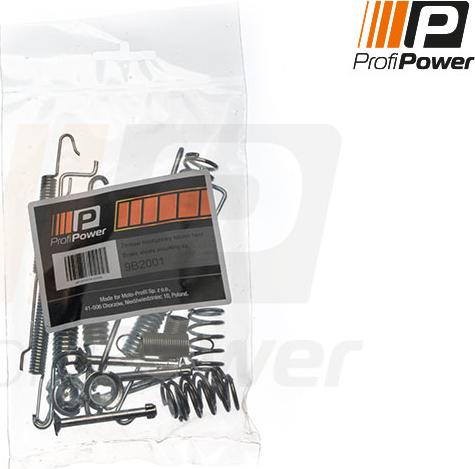 ProfiPower 9B2001 - Комплектуючі, барабанний гальмівний механізм avtolavka.club