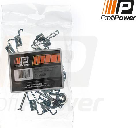 ProfiPower 9B2086 - Комплектуючі, барабанний гальмівний механізм avtolavka.club