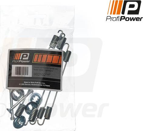 ProfiPower 9B2102 - Комплектуючі, барабанний гальмівний механізм avtolavka.club