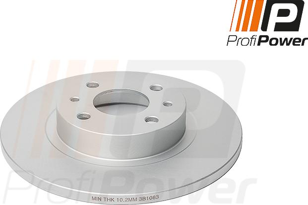 ProfiPower 3B1083 - Гальмівний диск avtolavka.club