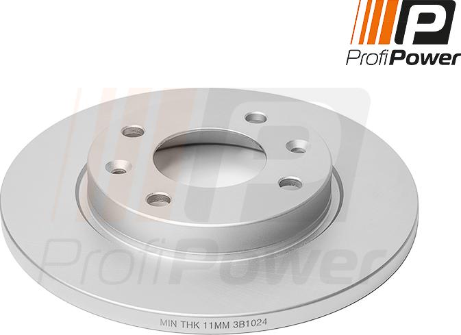 ProfiPower 3B1024 - Гальмівний диск avtolavka.club