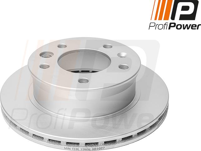 ProfiPower 3B1027 - Гальмівний диск avtolavka.club