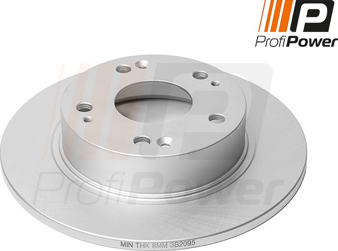 ProfiPower 3B2095 - Гальмівний диск avtolavka.club