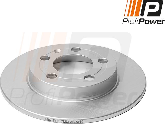 ProfiPower 3B2045 - Гальмівний диск avtolavka.club