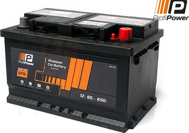 ProfiPower PP-650 EFB - Стартерна акумуляторна батарея, АКБ avtolavka.club