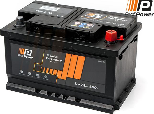 ProfiPower PP-720 - Стартерна акумуляторна батарея, АКБ avtolavka.club