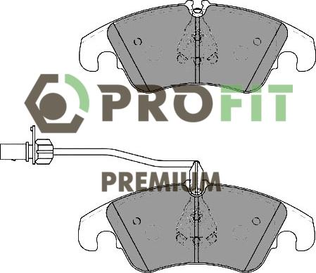 Profit 5005-4044 - Гальмівні колодки, дискові гальма avtolavka.club