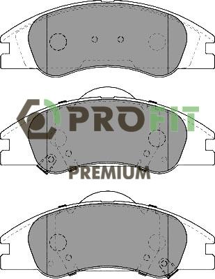 Profit 5005-2050 - Гальмівні колодки, дискові гальма avtolavka.club