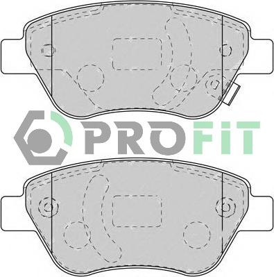 Profit 5000-1920 - Гальмівні колодки, дискові гальма avtolavka.club