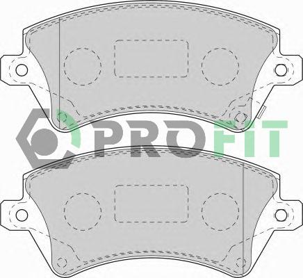 Profit 5000-1573 - Гальмівні колодки, дискові гальма avtolavka.club