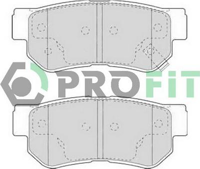 Profit 5000-1606 - Гальмівні колодки, дискові гальма avtolavka.club