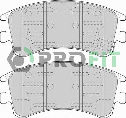 Profit 5000-1619 - Гальмівні колодки, дискові гальма avtolavka.club