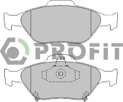 Profit 5000-1890 - Гальмівні колодки, дискові гальма avtolavka.club