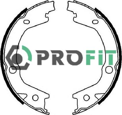 Profit 5001-4021 - Комплект гальм, барабанний механізм avtolavka.club