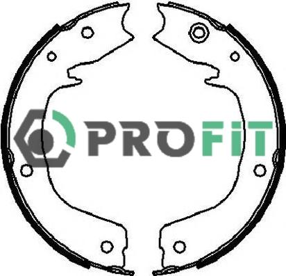 Profit 5001-4027 - Комплект гальм, барабанний механізм avtolavka.club