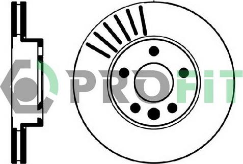 Profit 5010-0846 - Гальмівний диск avtolavka.club