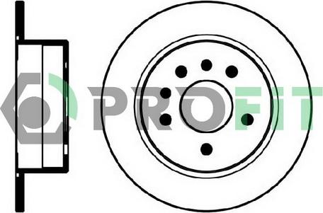 Profit 5010-0239 - Гальмівний диск avtolavka.club