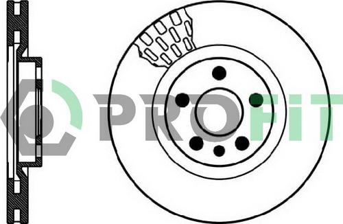 Profit 5010-0760 - Гальмівний диск avtolavka.club