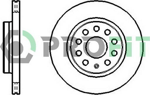 Profit 5010-1165 - Гальмівний диск avtolavka.club