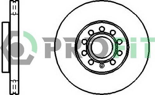 Profit 5010-1218 - Гальмівний диск avtolavka.club