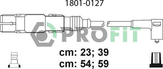 Profit 1801-0127 - Комплект проводів запалювання avtolavka.club