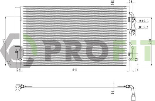 Profit 1770-0067 - Конденсатор, кондиціонер avtolavka.club