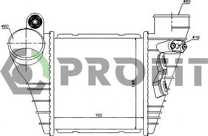 Profit PR 9558T1 - Интеркулер avtolavka.club