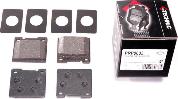 Protechnic PRP0633 - Гальмівні колодки, дискові гальма avtolavka.club