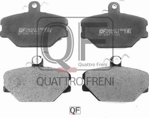 Quattro Freni QF53700 - Гальмівні колодки, дискові гальма avtolavka.club