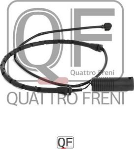 Quattro Freni QF60F00012 - Сигналізатор, знос гальмівних колодок avtolavka.club