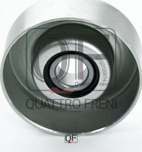 Quattro Freni QF00100014 - Паразитний / провідний ролик, поліклиновий ремінь avtolavka.club