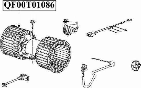 Quattro Freni QF00T01086 - Вентилятор салону avtolavka.club