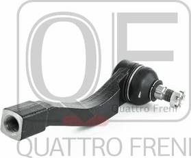 Quattro Freni QF00U00018 - Наконечник рульової тяги, кульовий шарнір avtolavka.club